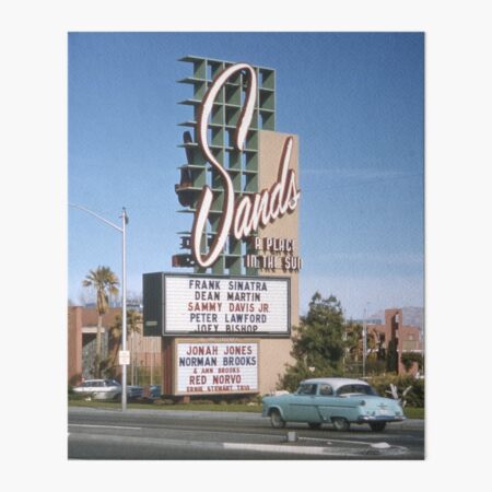 11x14 1960 Las Vegas Strip Casino PHOTO POSTER Map Mid Century Streets  Hotels