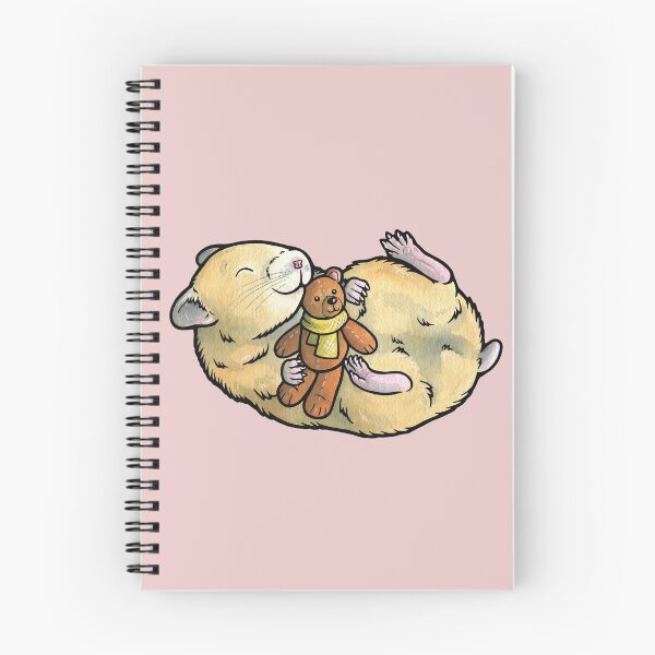 Item preview, Sleepy Syrian hamster designed and sold by animalartbyjess.