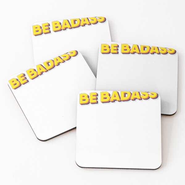 Item preview, Just be Badass Retro 3D designed and sold by sharedipmemes.