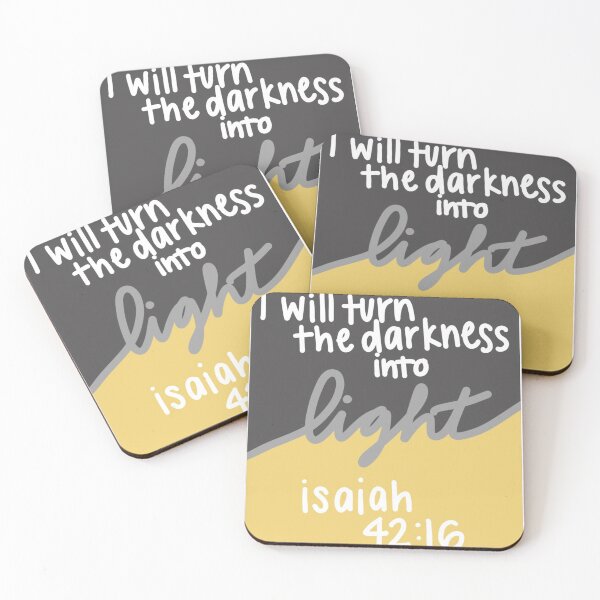 Item preview, Darkness To Light Grey and Yellow designed and sold by faithprints.