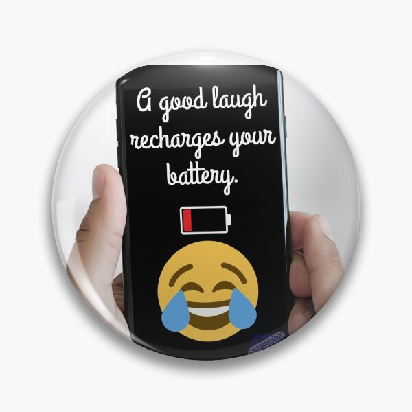 Item preview, A good laugh recharges your battery designed and sold by Caregiverology.