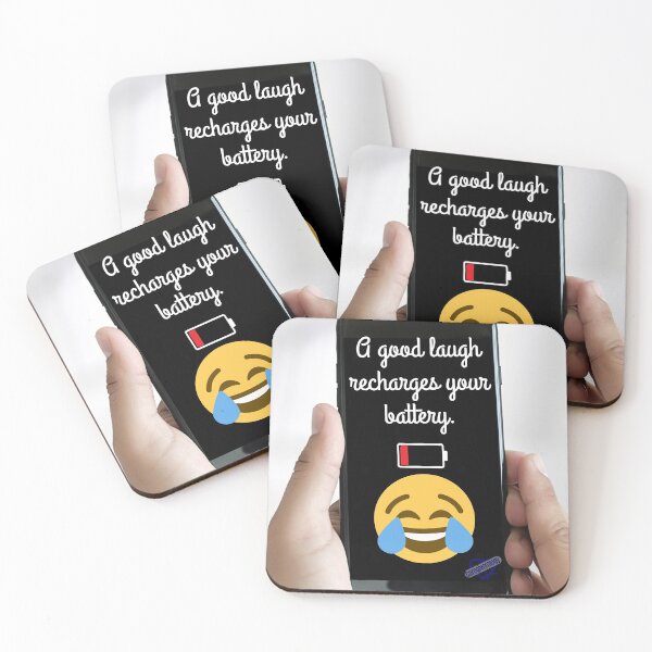 Item preview, A good laugh recharges your battery designed and sold by Caregiverology.