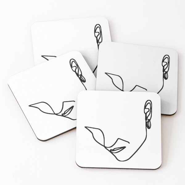 Item preview, Abstract Modern - Female Face Portrait - Art Line Drawing designed and sold by RLYGR8.