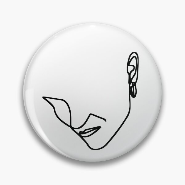Item preview, Abstract Modern - Female Face Portrait - Art Line Drawing designed and sold by RLYGR8.