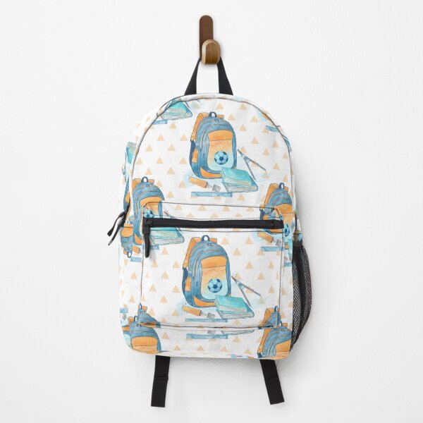 Item preview, Back To School With Soccer Backpack designed and sold by PatternLandia.