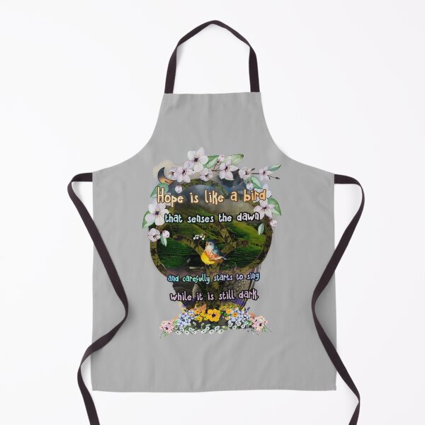 Item preview, Hope is like a bird that senses the dawn and carefully starts to sing while it is still dark. designed and sold by CirqueBizerk.