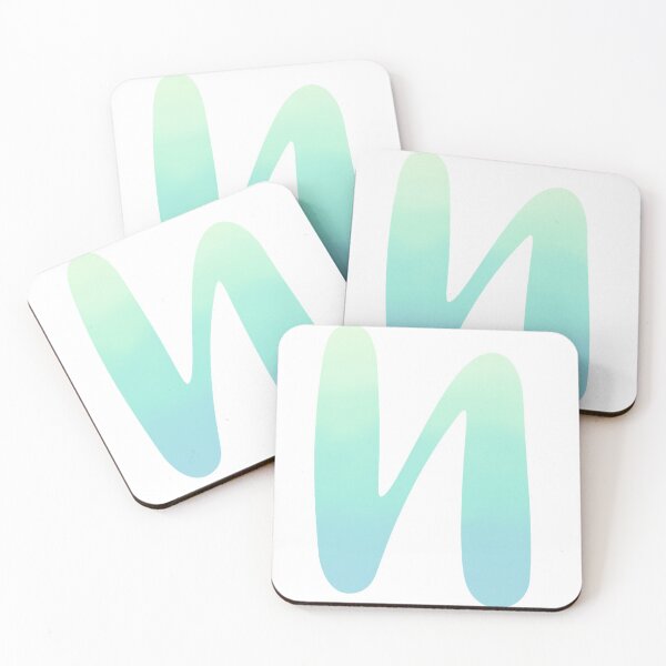 Item preview, Personalized Seafoam Color Palette Monogram N designed and sold by TheFamilyVan.