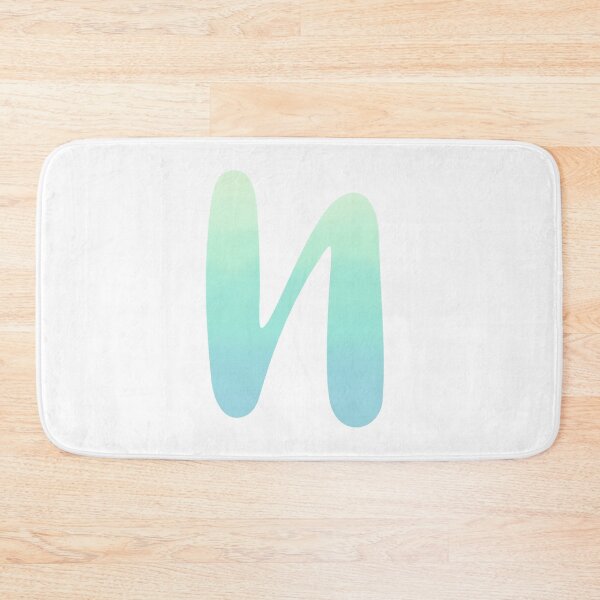 Item preview, Personalized Seafoam Color Palette Monogram N designed and sold by TheFamilyVan.