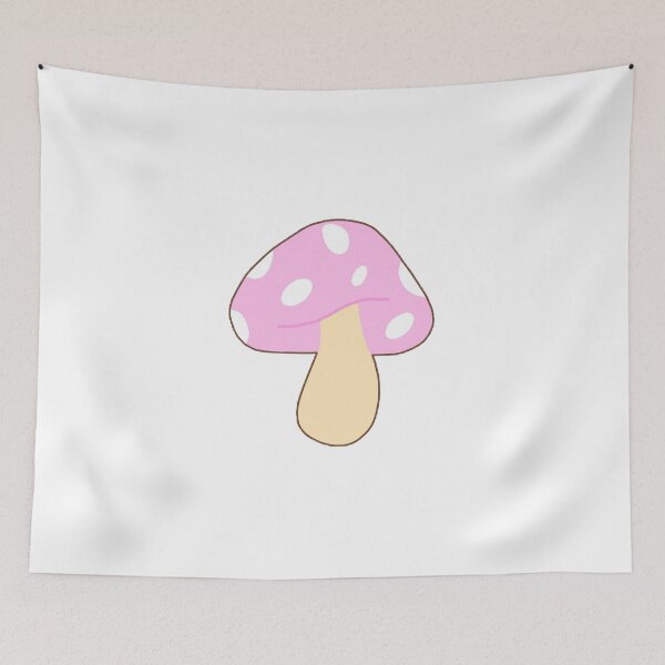 Item preview, cute pink mushroom designed and sold by simptrash.