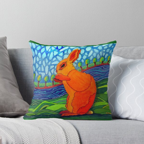 Aperçu de l'œuvre 510 - ORANGE BUNNY - DAVE EDWARDS - MÉDIAS MIXTES - 2020 créée et vendue par BLYTHART.