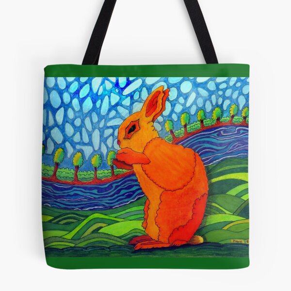 Item preview, 510 - ORANGE BUNNY - DAVE EDWARDS - MIXED MEDIA - 2020 designed and sold by BLYTHART.