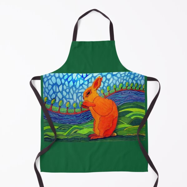 Item preview, 510 - ORANGE BUNNY - DAVE EDWARDS - MIXED MEDIA - 2020 designed and sold by BLYTHART.
