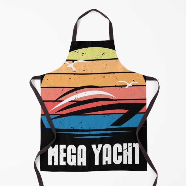 Item preview, Mega Yacht - Super Yacht with a Retro Sunset designed and sold by cotros.