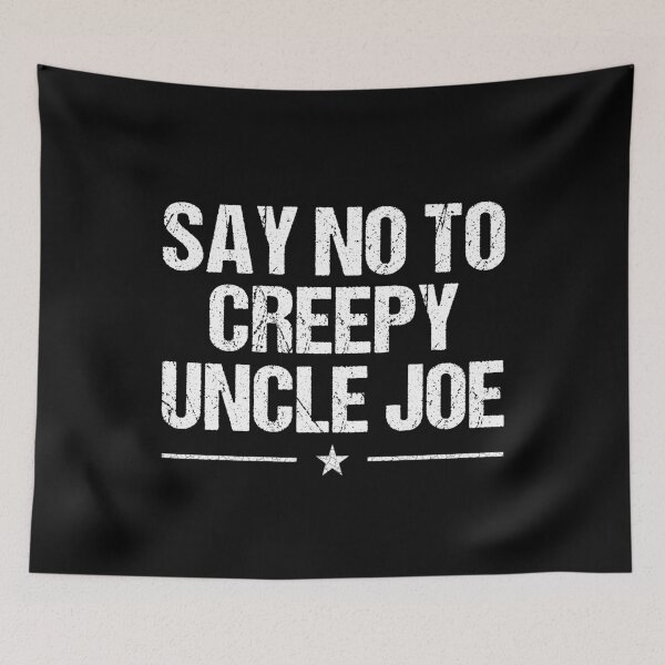 Item preview, Say No To Creepy Uncle Joe Vintage Design Funny Anti Joe Biden 2020 Retro designed and sold by naworas.