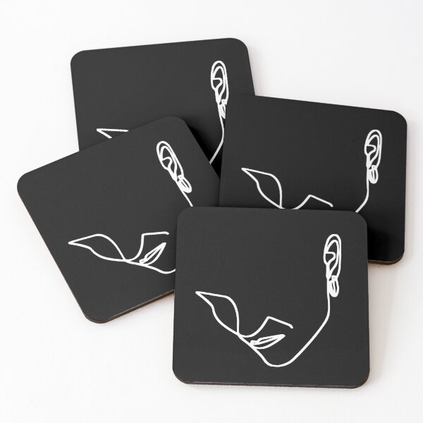 Item preview, Abstract Female - Art Line Drawing - Portrait Graphic Black designed and sold by RLYGR8.