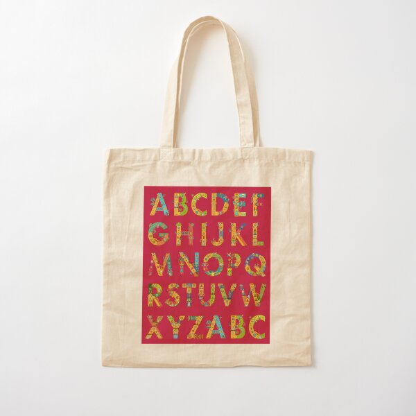 AlphaPod Letters Cotton Tote Bag