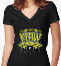 Die Klaw Geschichte - Alternative Version Tailliertes T-Shirt mit V-Ausschnitt