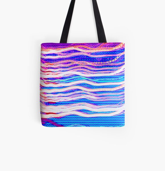 80's Surf Chillwave All Over Print Tote Bag
