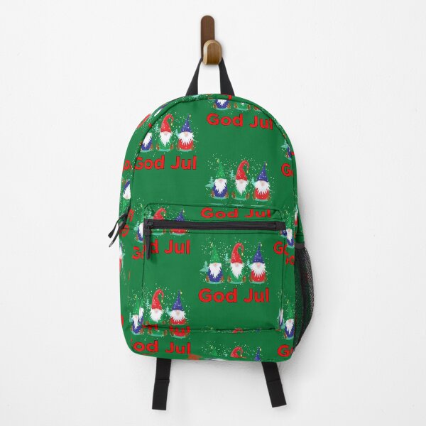 Item preview, God Jul Tomte Nisse Scandinavian Merry Chistmas Gnomes Elves designed and sold by funnytshirtemp.
