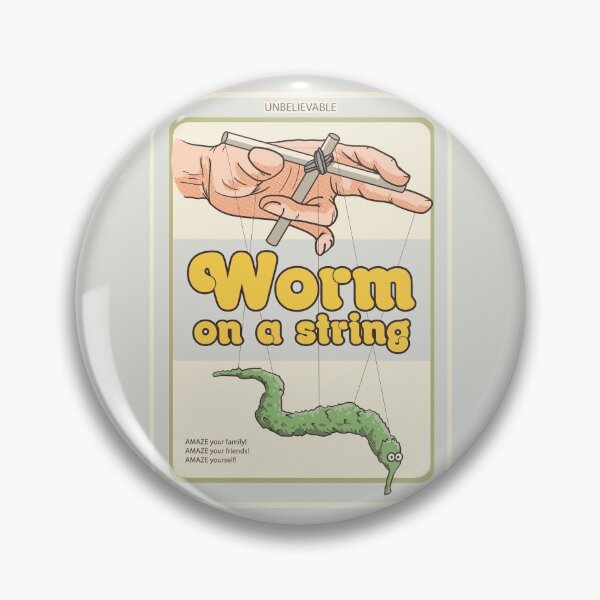 Item preview, Worm on a string designed and sold by Felipeoferreira.