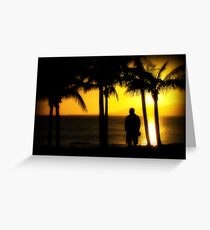 Lanzarote Sunset Greeting Card