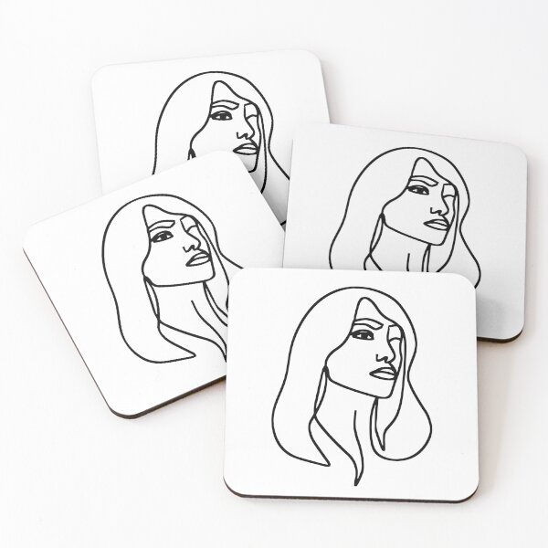 Item preview, Abstract Modern Female Portrait Line Drawing designed and sold by RLYGR8.