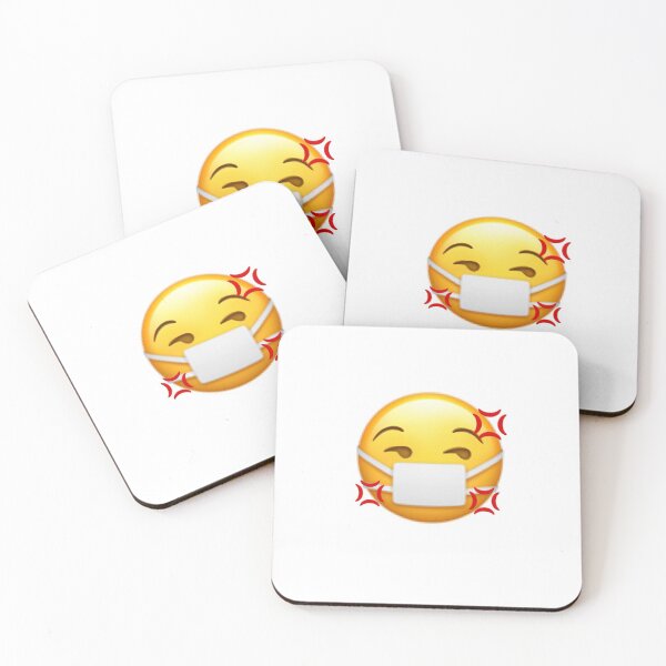 Item preview, Mask Fatigue Emoji designed and sold by piperdooley.