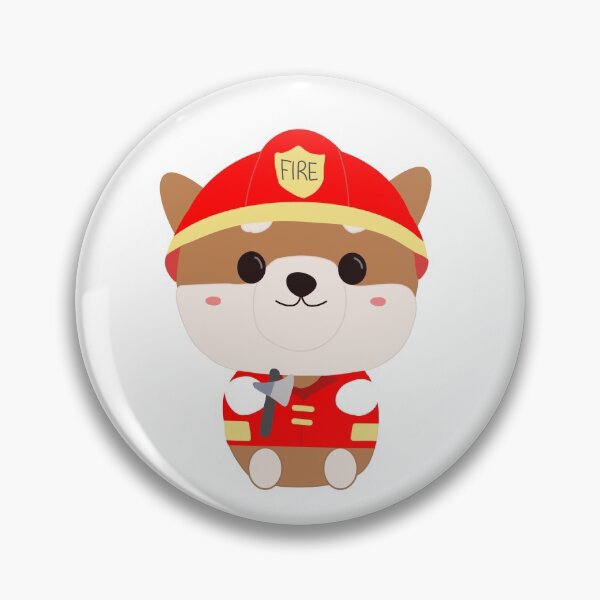 Artikelvorschau, Feuerwehrmann Shiba entworfen und verkauft von conniethern.