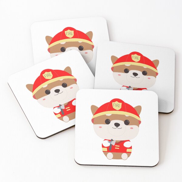Item preview, Firefighter shiba  designed and sold by conniethern.