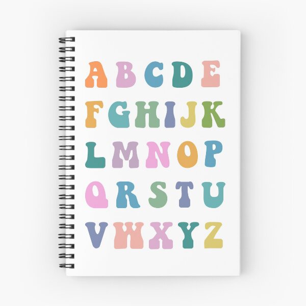 Item preview, Retro Groovy Colorful ABC Alphabet designed and sold by OpalEllery.