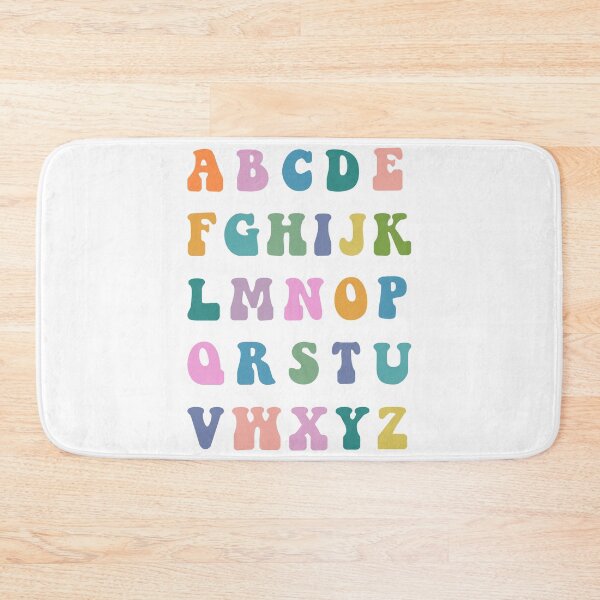 Item preview, Retro Groovy Colorful ABC Alphabet designed and sold by OpalEllery.