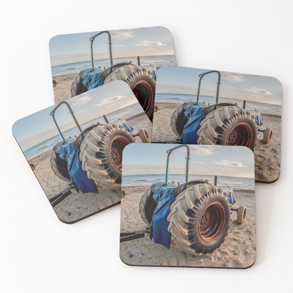 Item preview, Closeup view of a tractor used for crab fishing on Cromer beach designed and sold by yackers1.