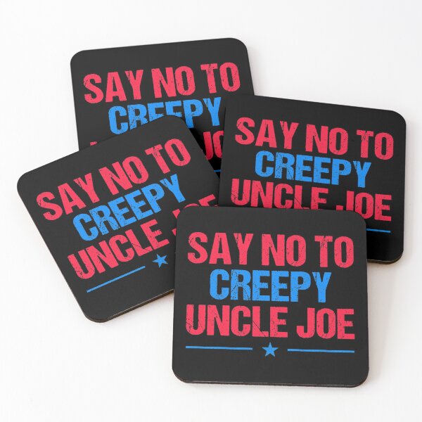 Item preview, Say No To Creepy Uncle Joe Vintage Design Funny Anti Joe Biden 2020 Retro designed and sold by naworas.