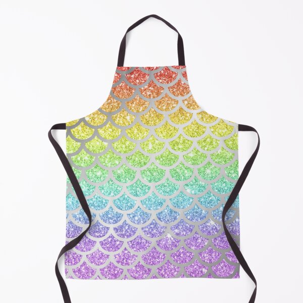 Aperçu de l'œuvre Shimmery Rainbow Glitter Mermaid Scales créée et vendue par digitalvintage.