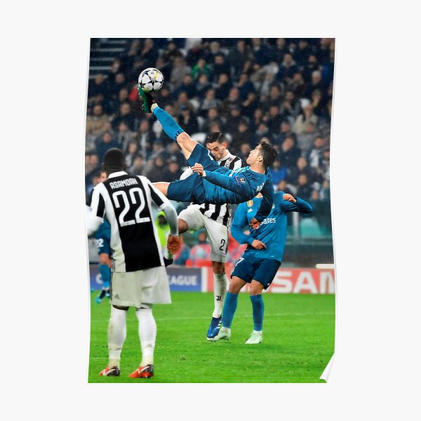 Cristiano Ronaldo Bicicleta Kick Póster
