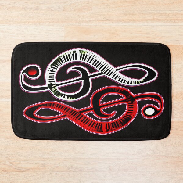 Item preview, BOW TIE COOL PIANO FLOOR KEYS FOR MUSICIANS AND MUSIC FANS  designed and sold by Ralek.