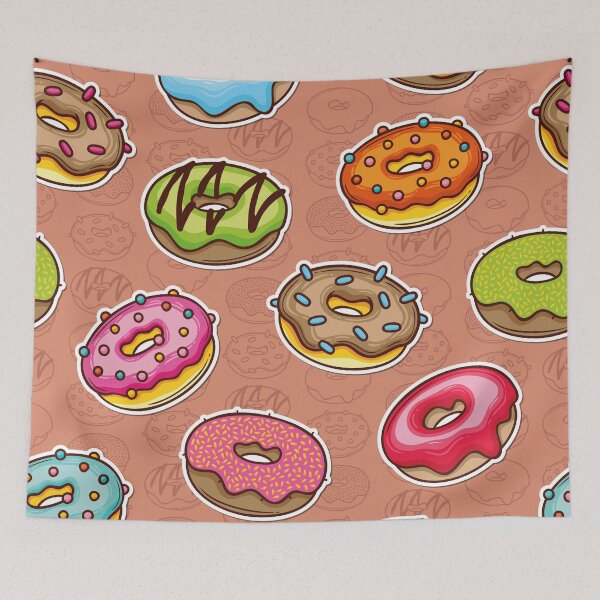 Artikelvorschau,  Nettes Donuts Muster Donuts Liebhaber Lustiges Donutgeschenk für Frau und Kinder entworfen und verkauft von Ssefyou.