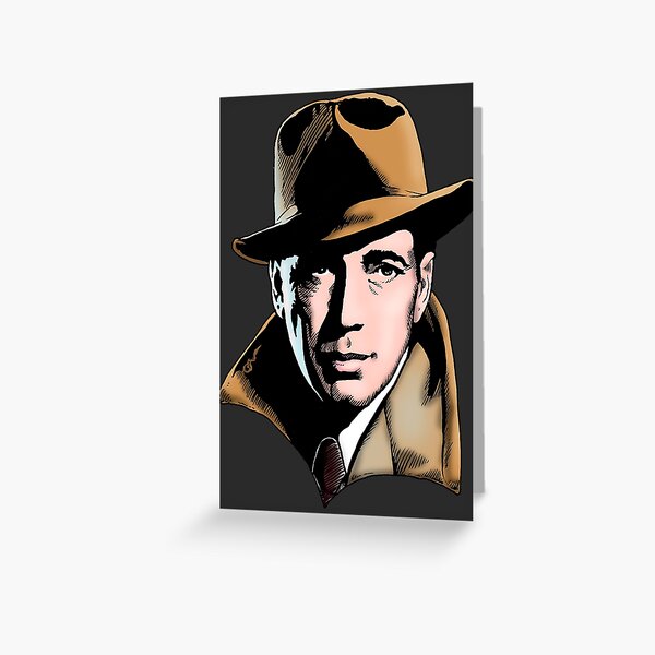 Humphrey Bogart Greeting Card