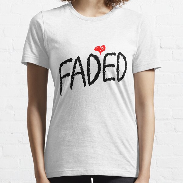 Faded <3 - Black Essential T-Shirt