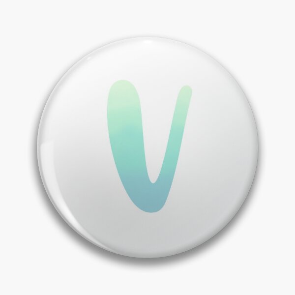 Item preview, Personalized Seafoam Color Palette Monogram V designed and sold by TheFamilyVan.