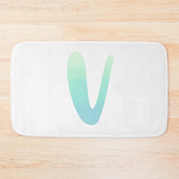 Item preview, Personalized Seafoam Color Palette Monogram V designed and sold by TheFamilyVan.