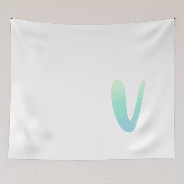 Item preview, Personalized Seafoam Color Palette Monogram V designed and sold by TheFamilyVan.