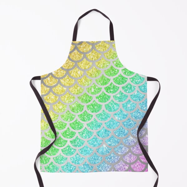 Aperçu de l'œuvre Shimmery Rainbow Glitter Mermaid Scales créée et vendue par digitalvintage.