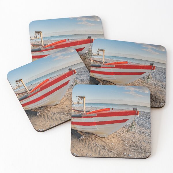 Item preview, Fisheye view of traditional crab fishing boat on Cromer beach designed and sold by yackers1.