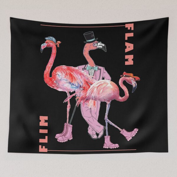 Item preview, Flim Flam Flamingo Family Design designed and sold by Coder-T.