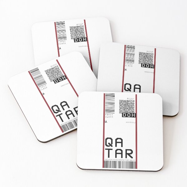 Item preview, Qatar Airport Ticket designed and sold by Jessica Arling.