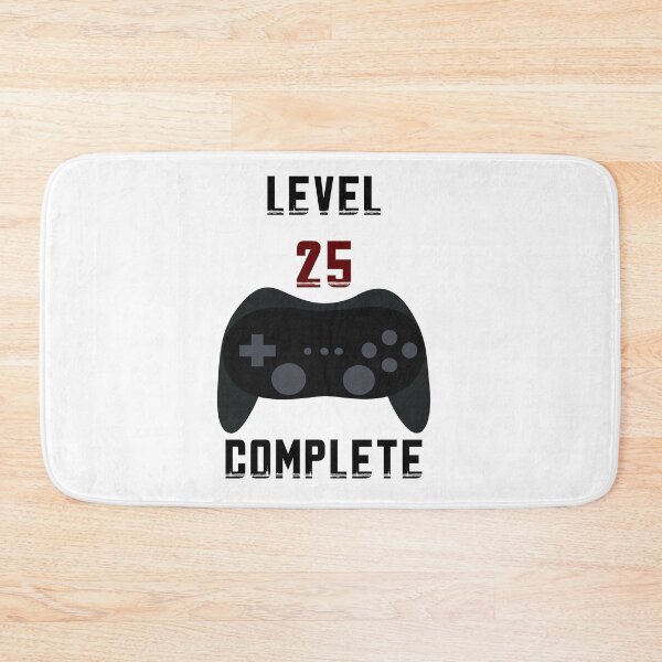 Item preview, Level 25 complete, birthday, birthday present, gift idea designed and sold by ThommyBLN.