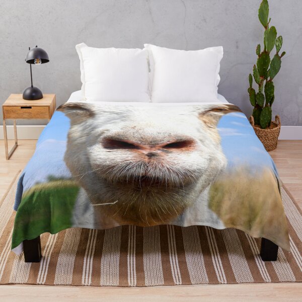 Item preview, happy goat face, alien goat nose  designed and sold by Stephanie  Skeem.