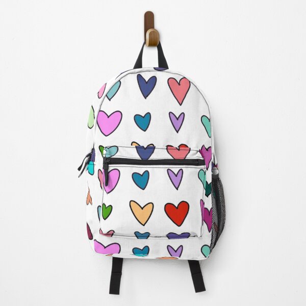 Item preview, Tiny colorful heart pattern designed and sold by zanydoodles.