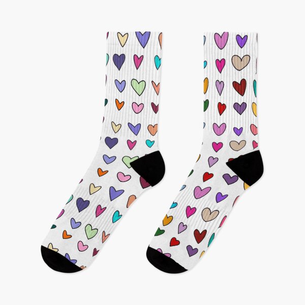 Item preview, Tiny colorful heart pattern designed and sold by zanydoodles.